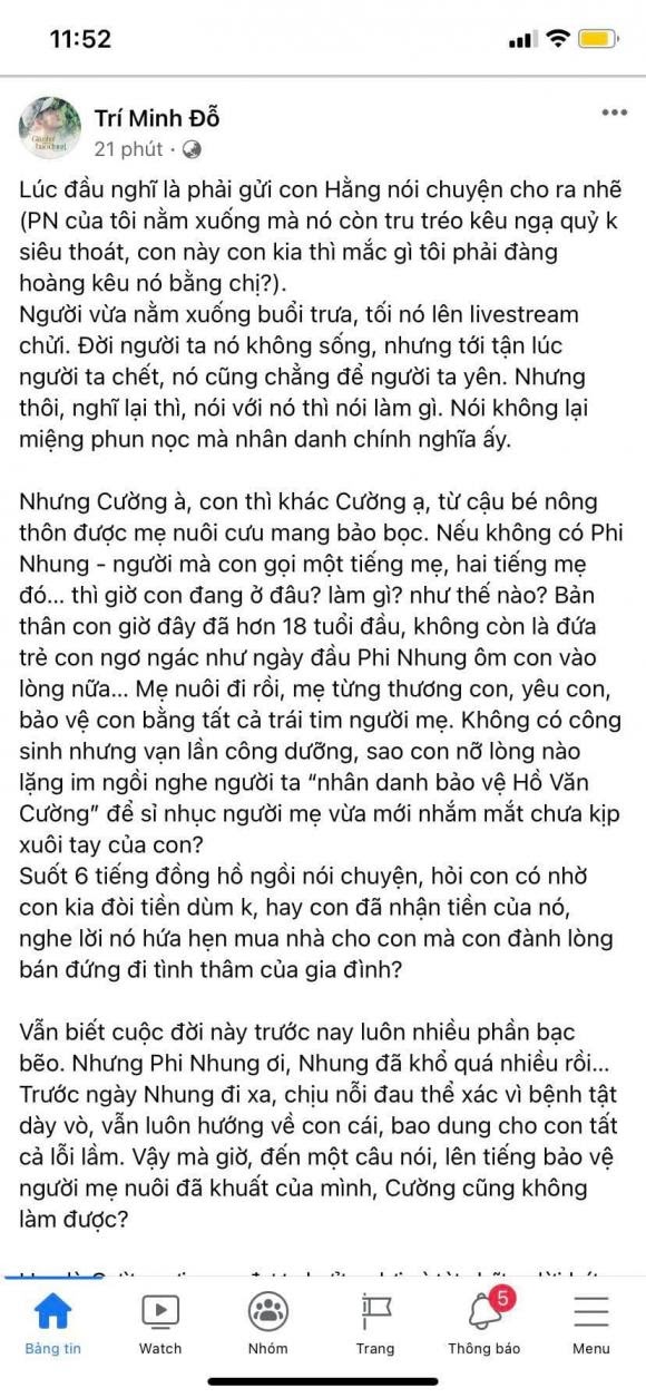 Hồ Văn Cường bị Trang Trần truy hỏi vụ nhờ CEO đòi tiền, quản lý cũ Phi Nhung lên tiếng - Hình 2