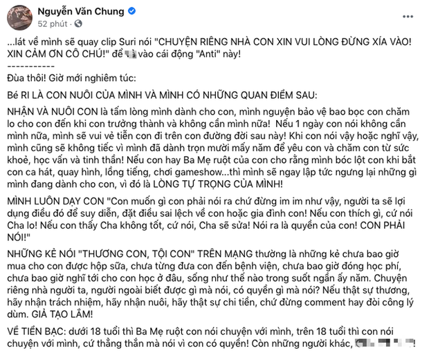 NS Nguyễn Văn Chung bị tố quỵt 70 triệu tiền thưởng và cát-xê của con gái nuôi - Hình 2