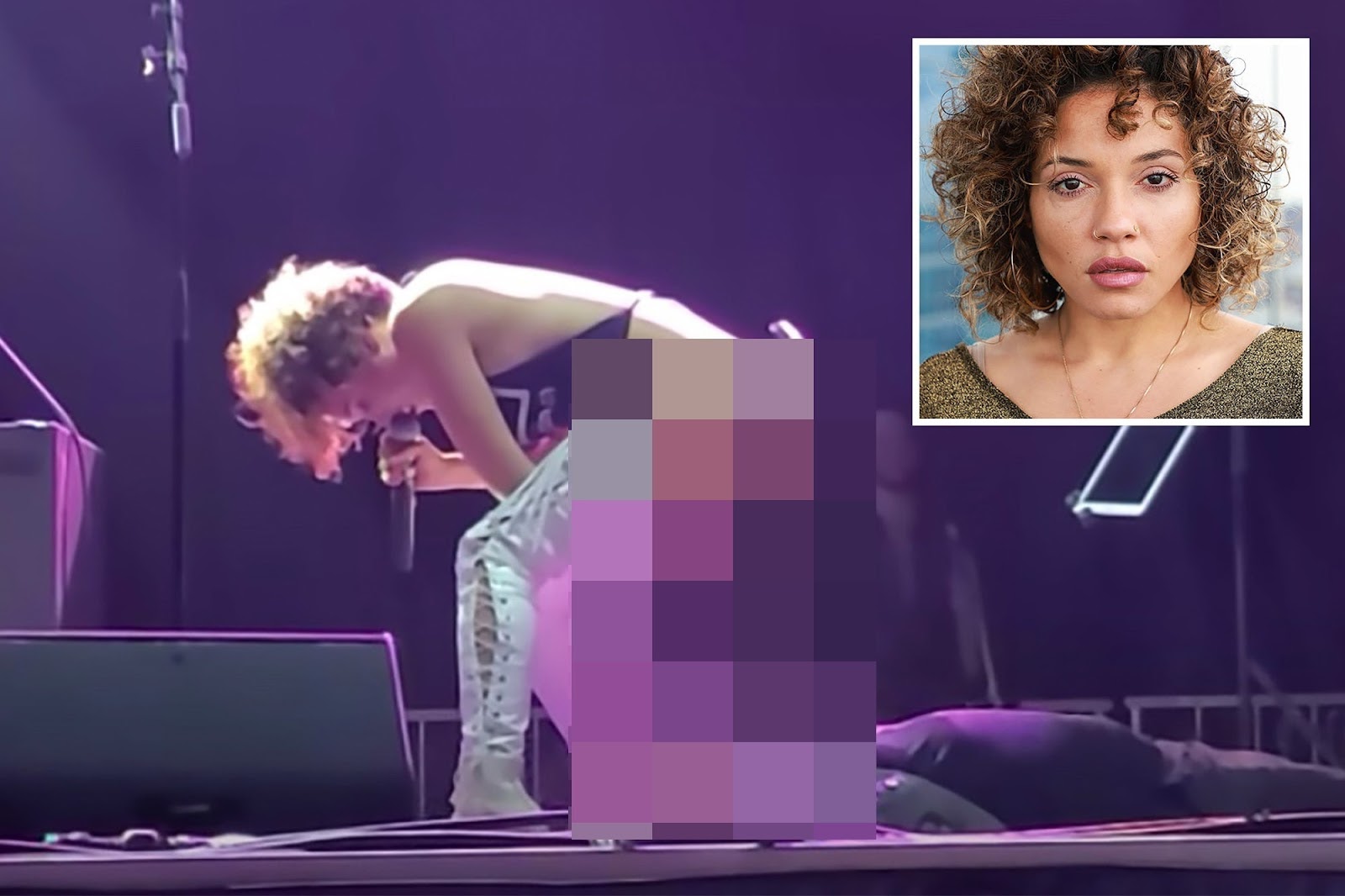 Madonna flirts on stage, Cardi B puts a giant chair in the face of a male fan and a series of shocking dramas - Picture 3
