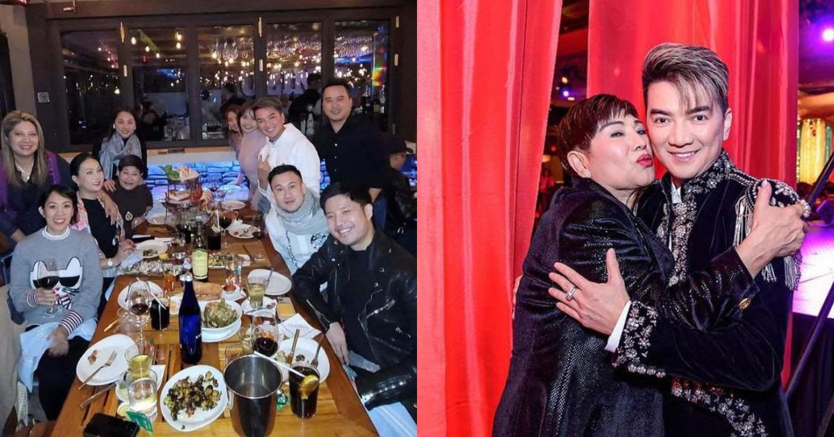 Dam Vinh Hung reunited with his 67yearold exwife in the US Still as close as ever