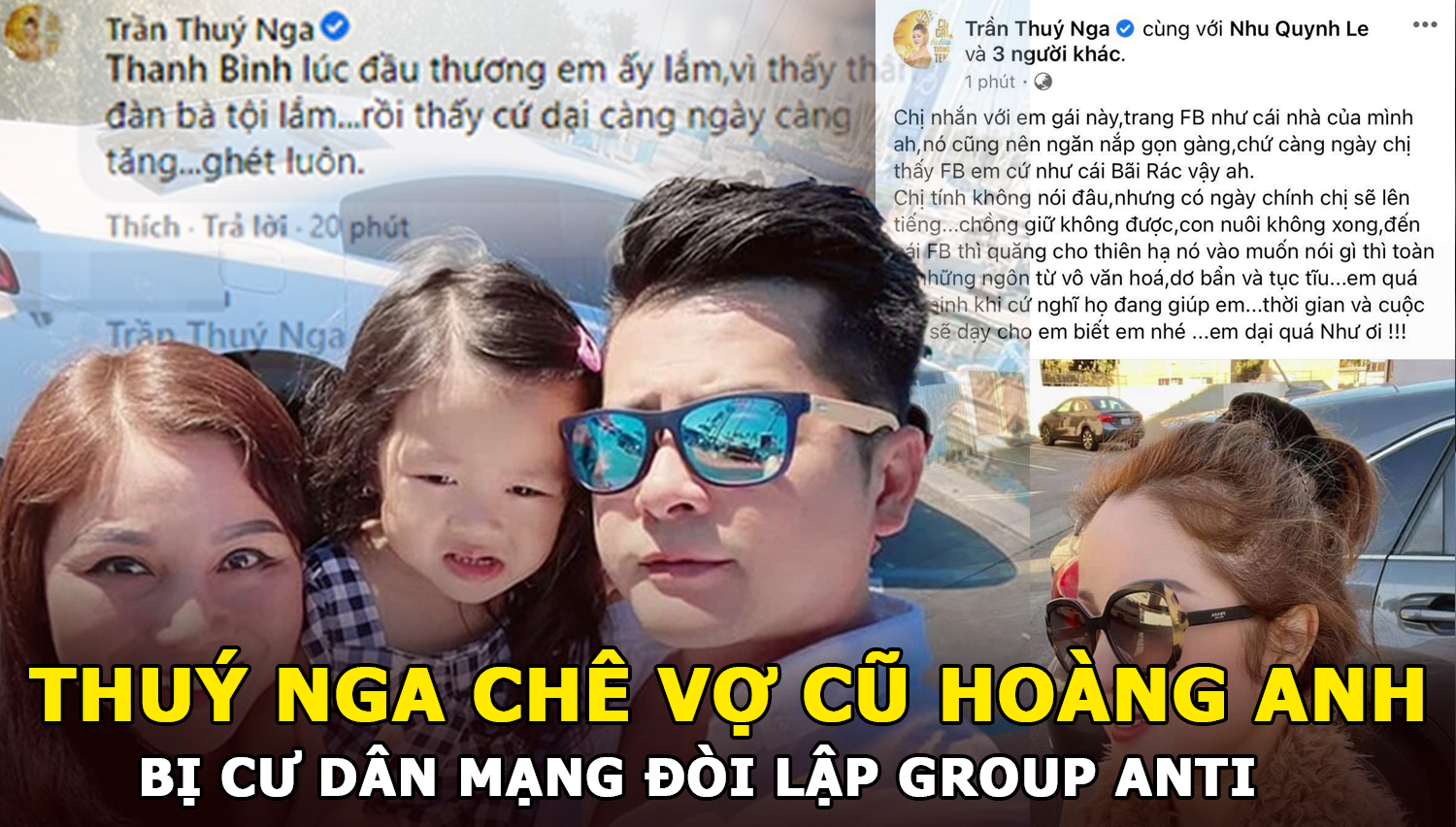 Thúy Nga quyết ăn thua với Quỳnh Như - Bị cư dân mạng đòi lập group anti vì chê vợ cũ Hoàng Anh - Hình 4