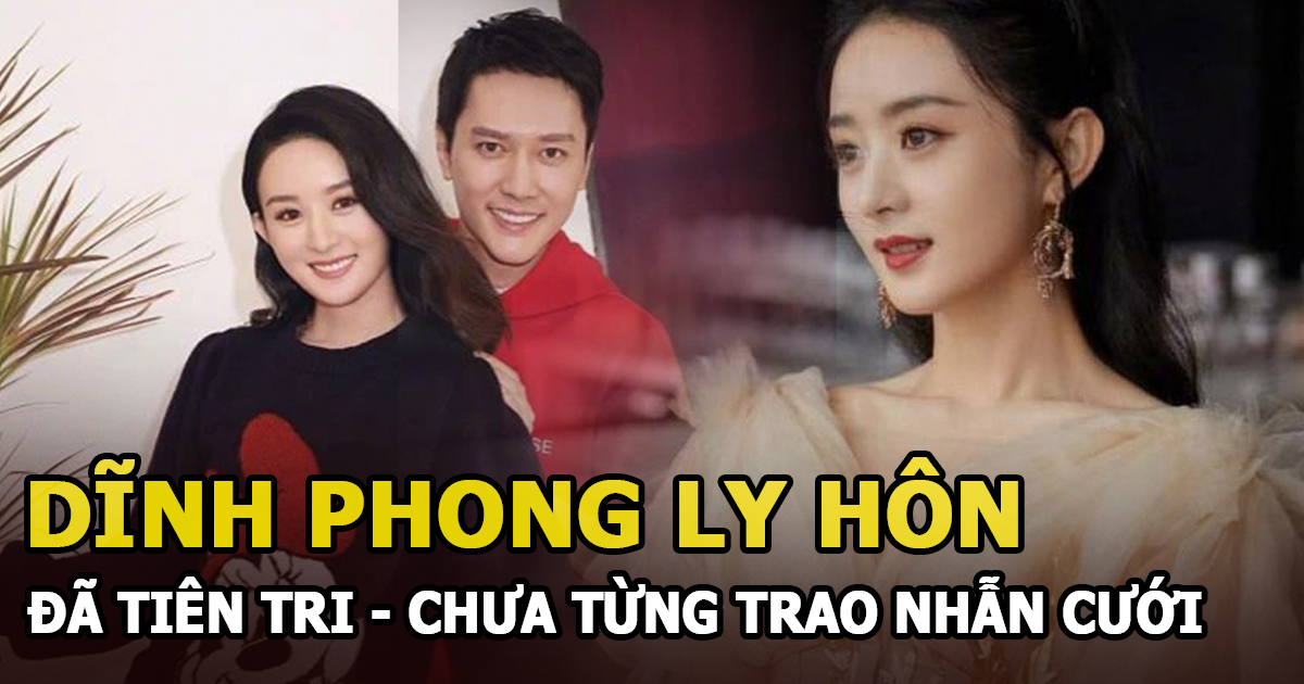 Triệu Lệ Dĩnh và Phùng Thiệu Phong ly hôn đã được người này tiên tri, cả hai chưa từng trao nhẫn? - Hình 4