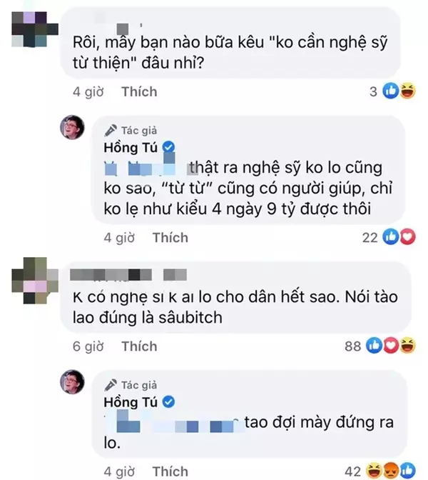 Hồng Tú - quản lý Huỳnh Lập bị bóc phốt chuyện giường chiếu, gây tranh cãi vì phát ngôn từ thiện - Hình 4