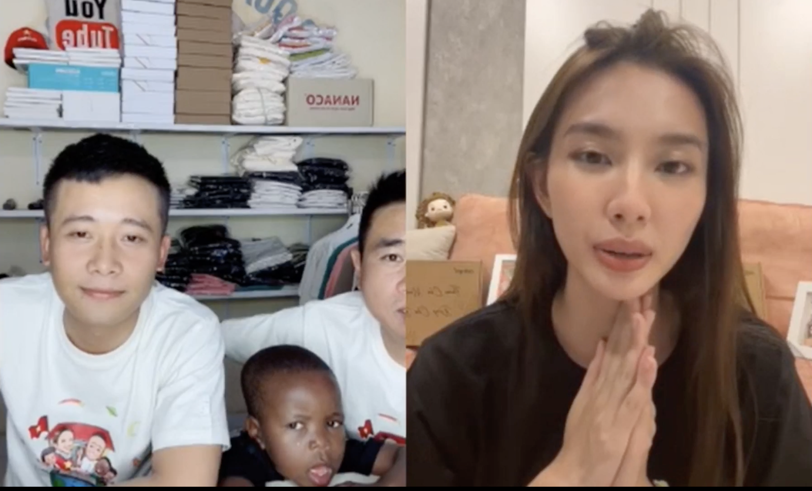 Thùy Tiên - Quang Linh Vlog cùng hát Cả nhà thương nhau với Lôi Con, lập kỷ lục mới khi tái hợp - Hình 1