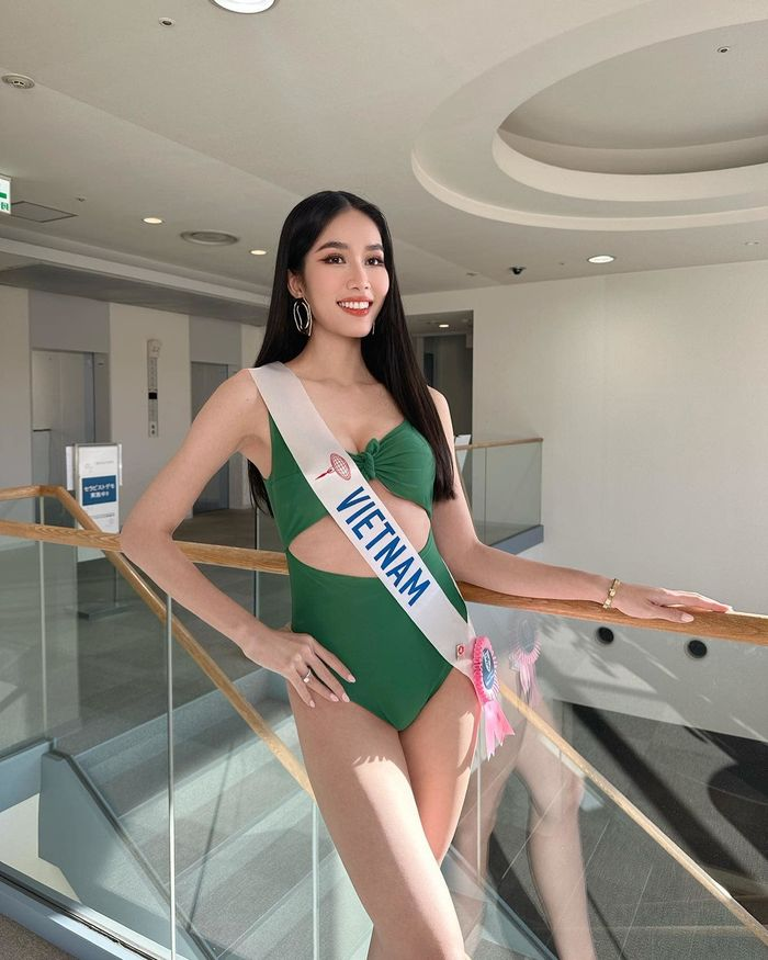 Phương Anh được bà trùm Hoa hậu sang Nhật ủng hộ trước thềm MI 2022, còn hứa đem vương miện về - Hình 4