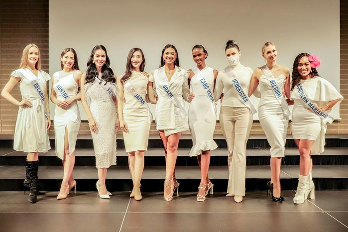 Phương Anh được bà trùm Hoa hậu sang Nhật ủng hộ trước thềm MI 2022, còn hứa đem vương miện về - Hình 5