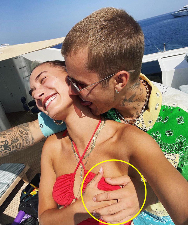 Justin Bieber và những lần gây tranh cãi với bàn tay hư đặt ở nơi khó nói của Hailey - Hình 2
