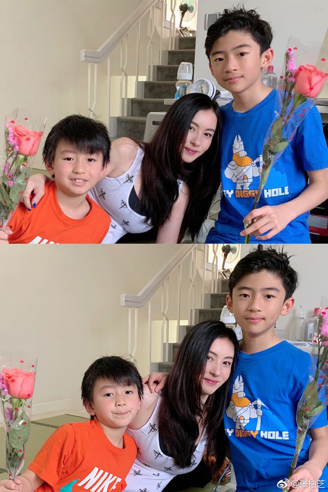 Con trai Trương Bá Chi gây ngỡ ngàng với ngoại hình ở tuổi 12 giống tạc tượng với Tạ Đình Phong - Hình 5