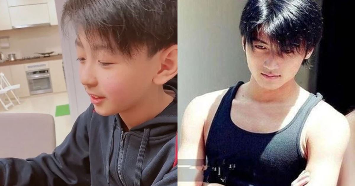 Con trai Trương Bá Chi gây ngỡ ngàng với ngoại hình ở tuổi 12 giống tạc tượng với Tạ Đình Phong - Hình 8