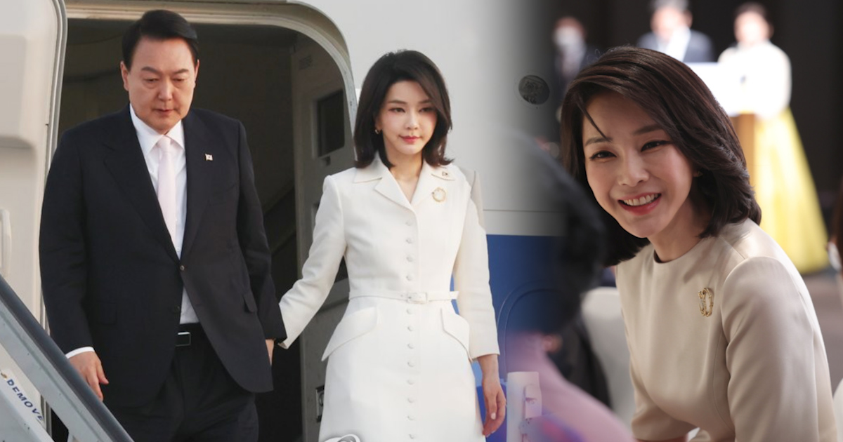 Kim Keon Hee - Korea's first lady is causing a fever on social media because of her unique style - Photo 12