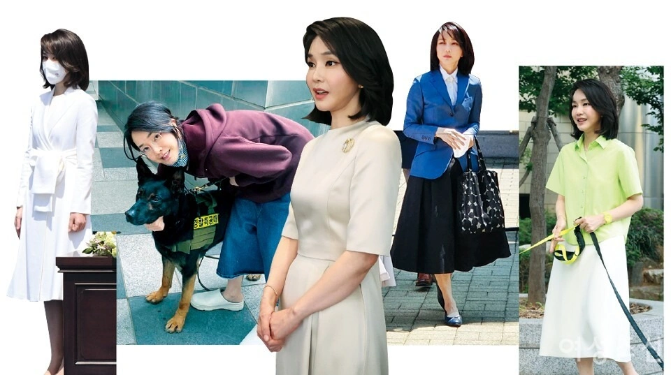 Kim Keon Hee - Korea's first lady is causing a fever on social media because of her unique style - Photo 4