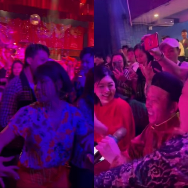 Hoài Linh quẩy bar sàn cực sung tại nhà thờ Tổ 100 tỷ sau ồn ào từ thiện, netizen liền mỉa mai - Hình 5