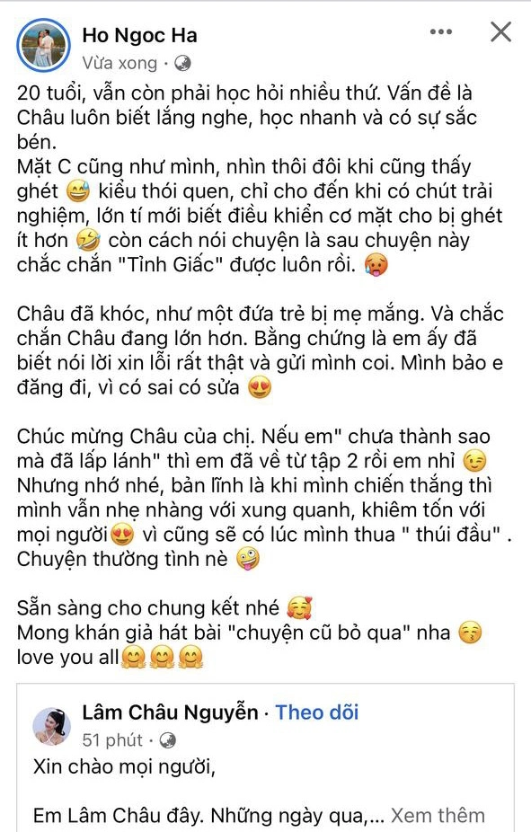 Gà cưng Hà Hồ - Lâm Châu đăng đàn xin lỗi, nói do cơ mặt em dễ gây hiểu lầm chứ không phải hỗn - Hình 7