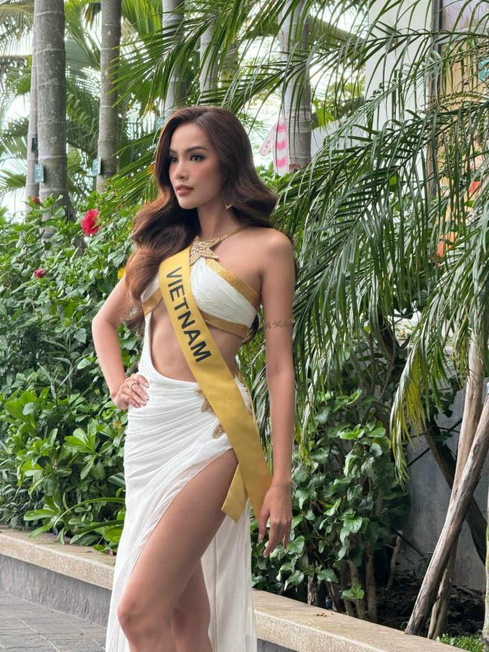 Lê Hoàng Phương khiến Mr.Nawat khao khát có được, nàng hậu Việt nhận mưa lời khen vì 1 việc - Hình 3