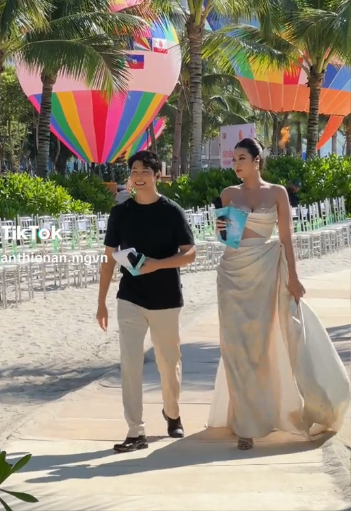 Miss Grand International 2023 náo loạn vì Thiên Ân quá HOT, Lê Hoàng Phương có thái độ lạ - Hình 4