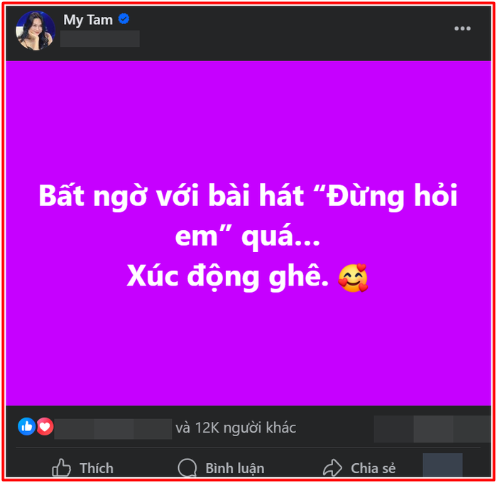 Mỹ Tâm chính thức thừa nhận điều đặc biệt liên quan đến Mai Tài Phến, fan rần rần ăn mừng - Hình 1