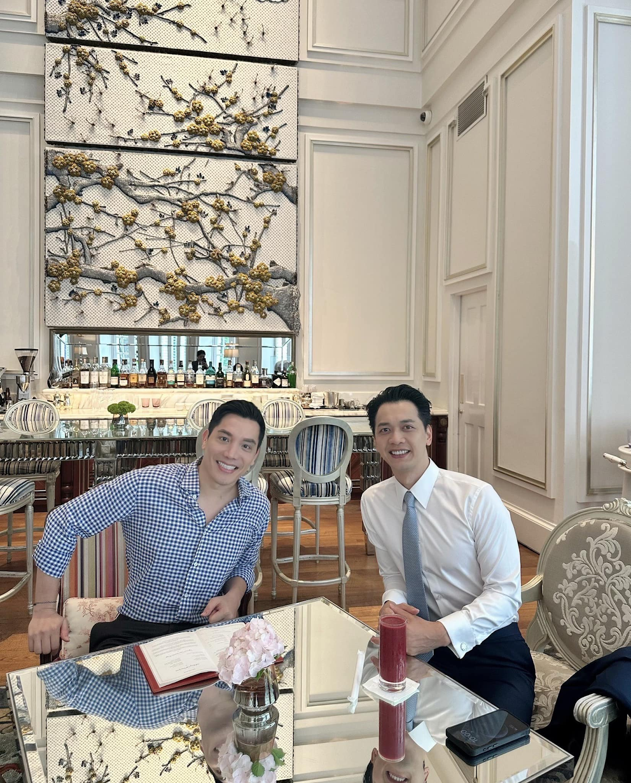 Shark Minh Beta reunited with ACB president Tran Hung Huy. As soon as they were praised for being a good match, they immediately announced the good news - Photo 3