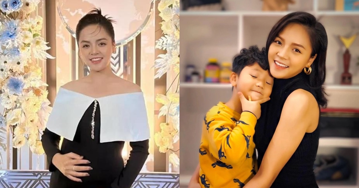 My Wolf Thu Quynh announces the gender of her second child, revealing a coincidence with her first son - Photo 8