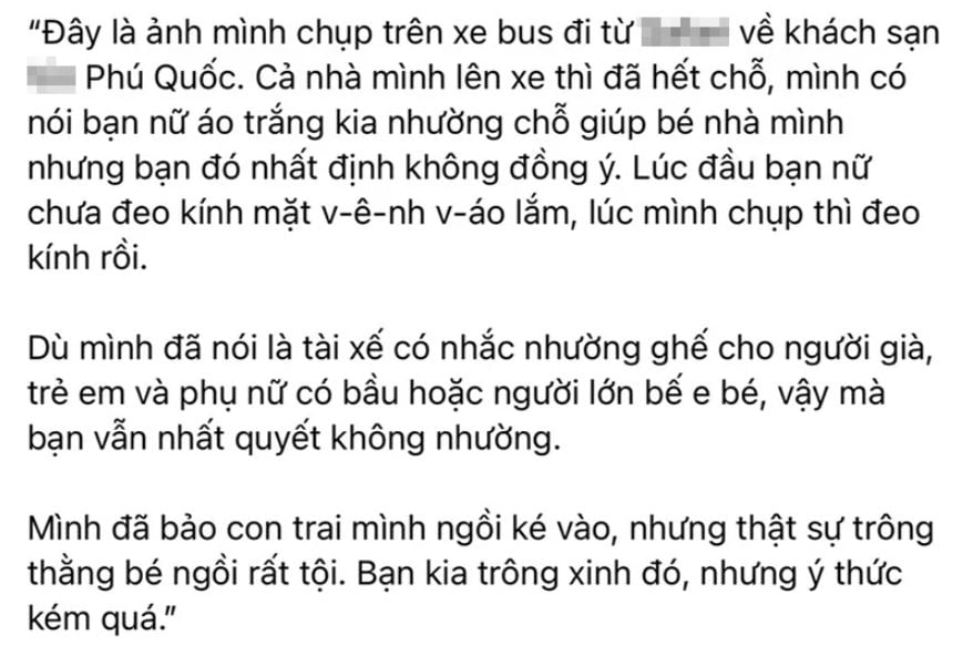 Bà mẹ vô duyên đăng ảnh cô gái vì không nhường ghế cho con trai: Luật sư khẳng định có thể ngồi tù - Hình 1