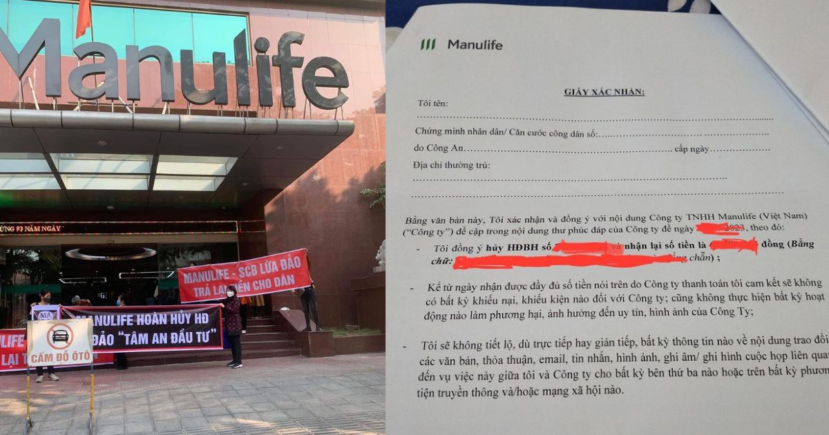 Bị tố lừa đảo, bảo hiểm Manulife buộc khách hàng phải ký giấy im lặng nếu muốn hoàn tiền - Hình 8