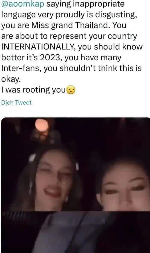 Tân Miss Grand Thailand 2023 công khai phân biệt chủng tộc, đã giật vương miện nên không sợ ai? - Hình 2
