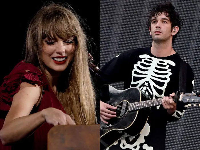 Taylor Swift broke up with new love Matty Healy after 2 months of dating, the reason was because the boys family kissed the male security guard? - Photo 2