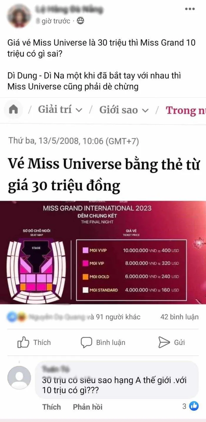 Miss Grand International 2023: Giá vé chung kết cao ngất ngưỡng, Hoàng Phương thất thế trên sân nhà? - Hình 4