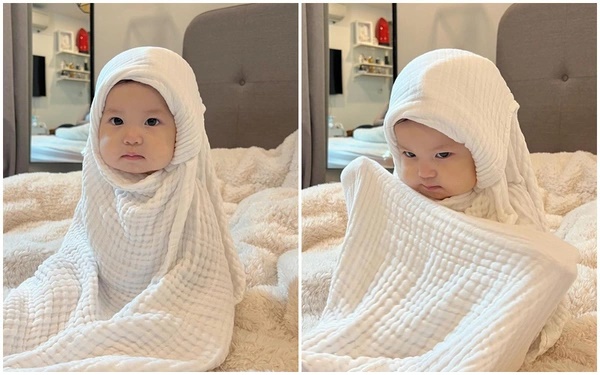 Salim: Hotgirl đình đám Hà Thành, lấy chồng thiếu gia, mẹ bé Pam mặt vuông triệu like trên MXH - Hình 10