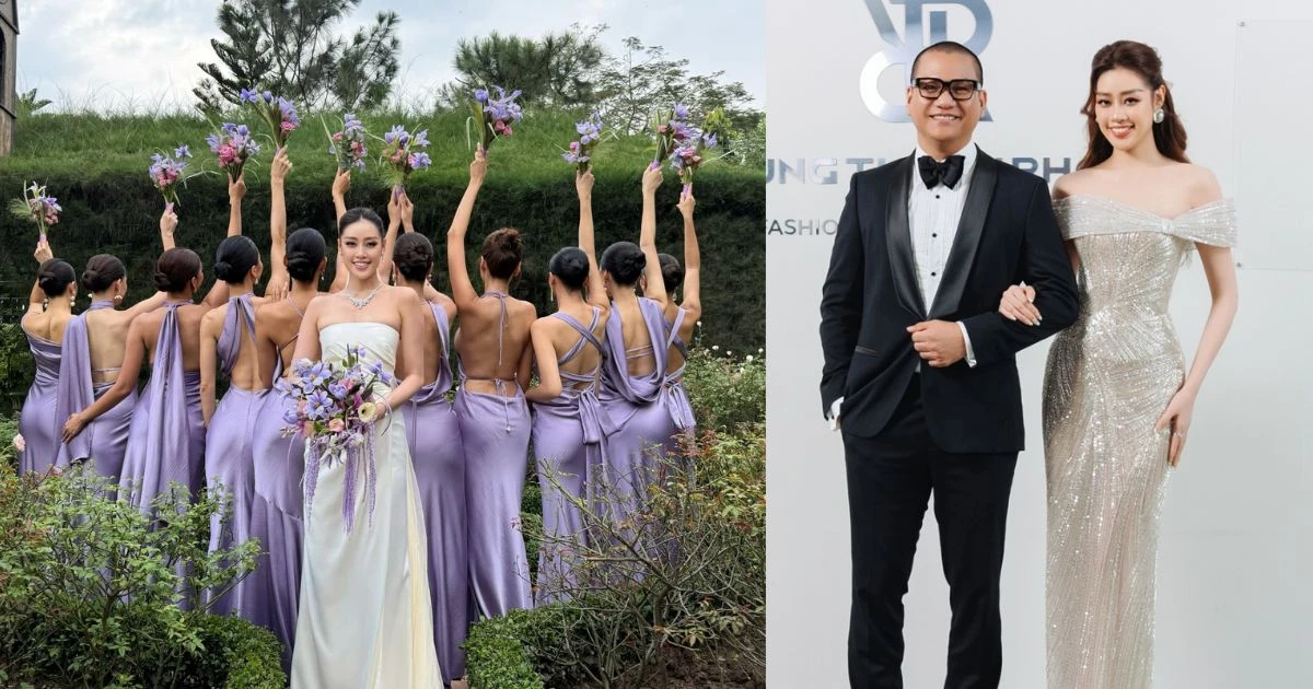 Miss Khanh Vans wedding photos revealed, hiding 10 super hot legs, dazzling bridesmaids - Photo 8