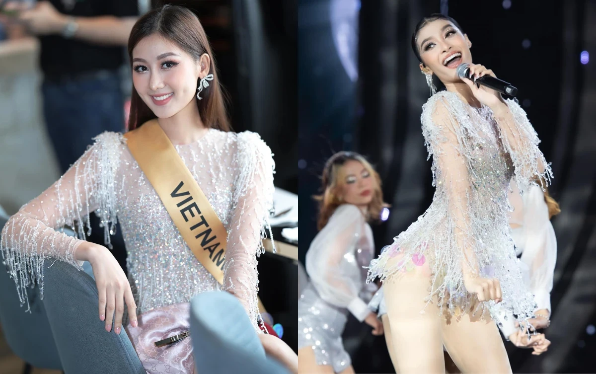 Hoa hậu Quế Anh ăn gạch khi hát nhạc kpop, phải mượn đầm để thi Miss Grand 2024 - Hình 1