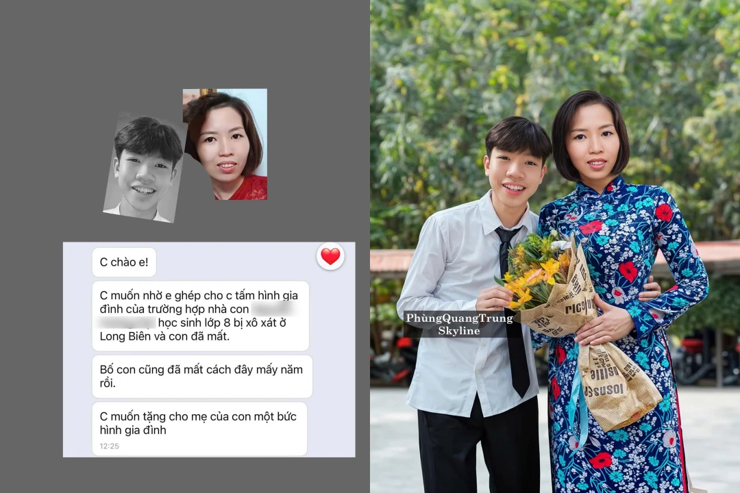 Vụ nam sinh lớp 8 bị tác động ra đi: ảnh gia đình dang dở gây xúc động! - Hình 2