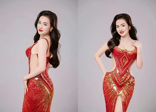 Vũ Thị Hoa đán.h bại dàn ngựa chiến quốc tế, đăng quang Mrs Earth International - Hình 1