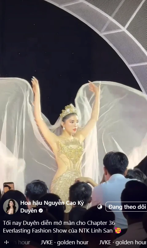 Ky Duyen continuously disappoints, bad catwalk, lost at the Miss Universe post-competition market - Photo 1