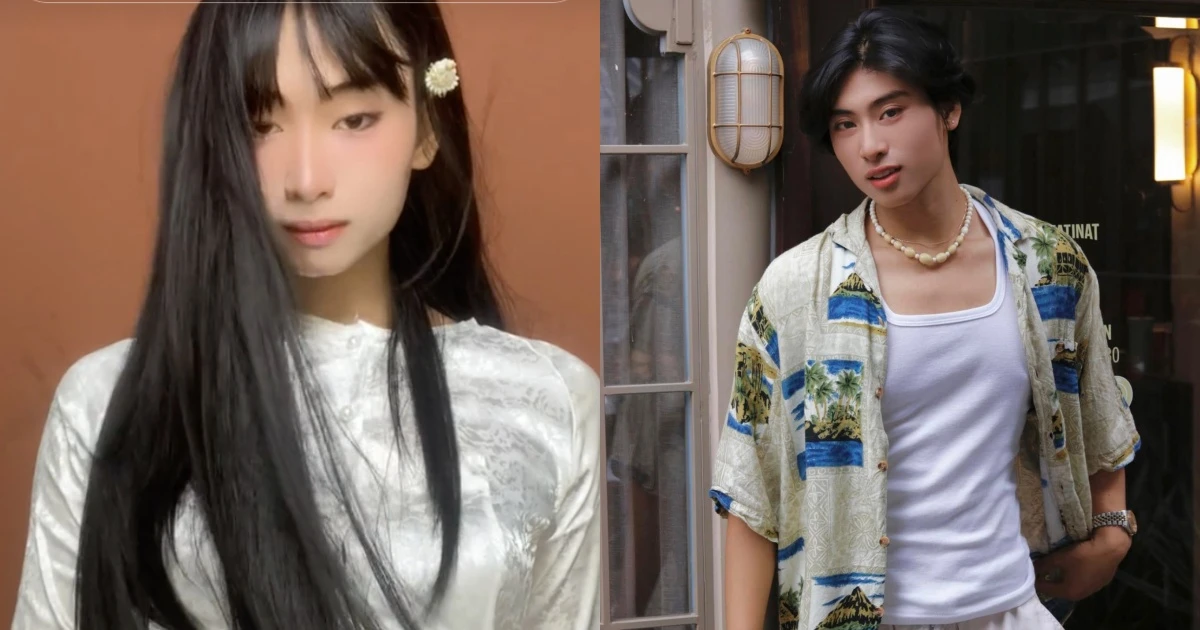 Tiktoker Trinh Trinh: Neighbor Le Tuan Khang has 3 personalities, extremely hot cross-dressing - Photo 10