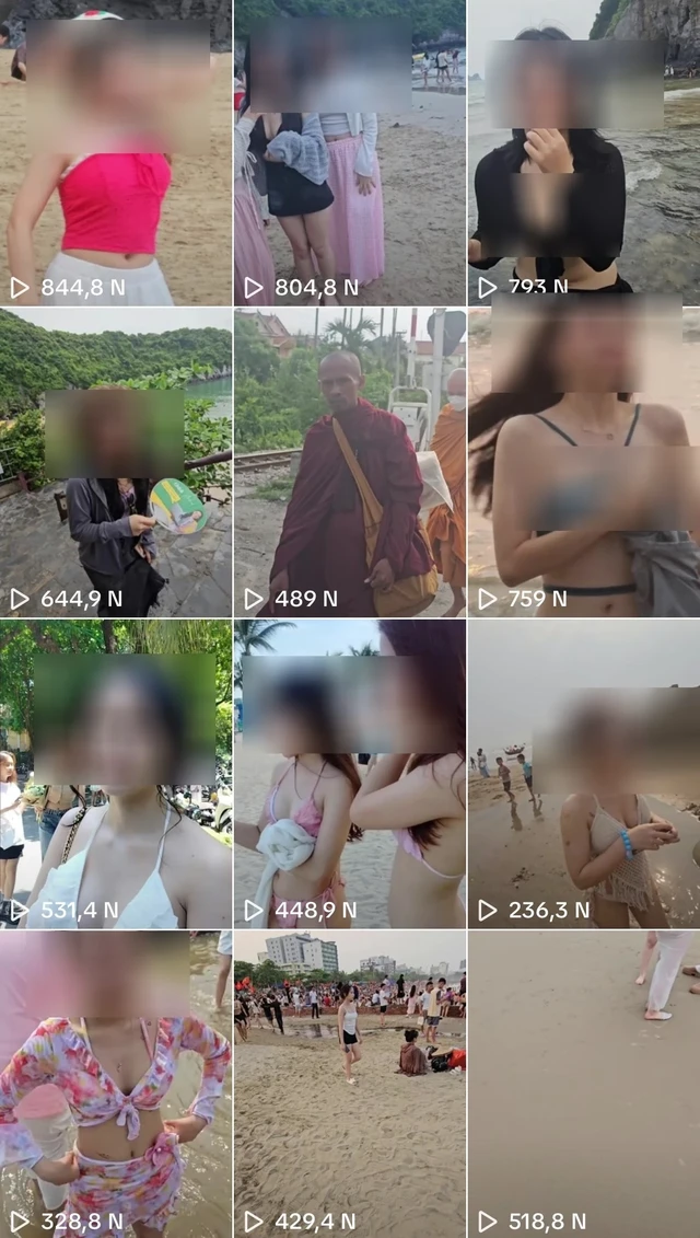 TikToker secretly filmed a beautiful girl expanding the area, being held by VTV for challenging actions - Photo 7