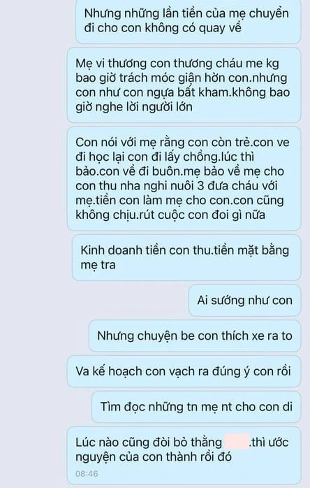 Chính thất vụ Nam Thư giật chồng tố mẹ ăn chặn 8,5 cây vàng, hốt trọn t.iền cưới - Hình 5