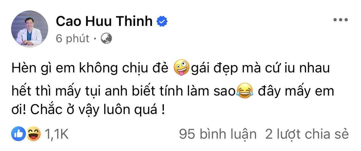 Bác sĩ Thịnh ẩn ý mỉa mai Xoài Non yêu Gil Lê, kém duyên khịa chuyện sinh đẻ - Hình 2