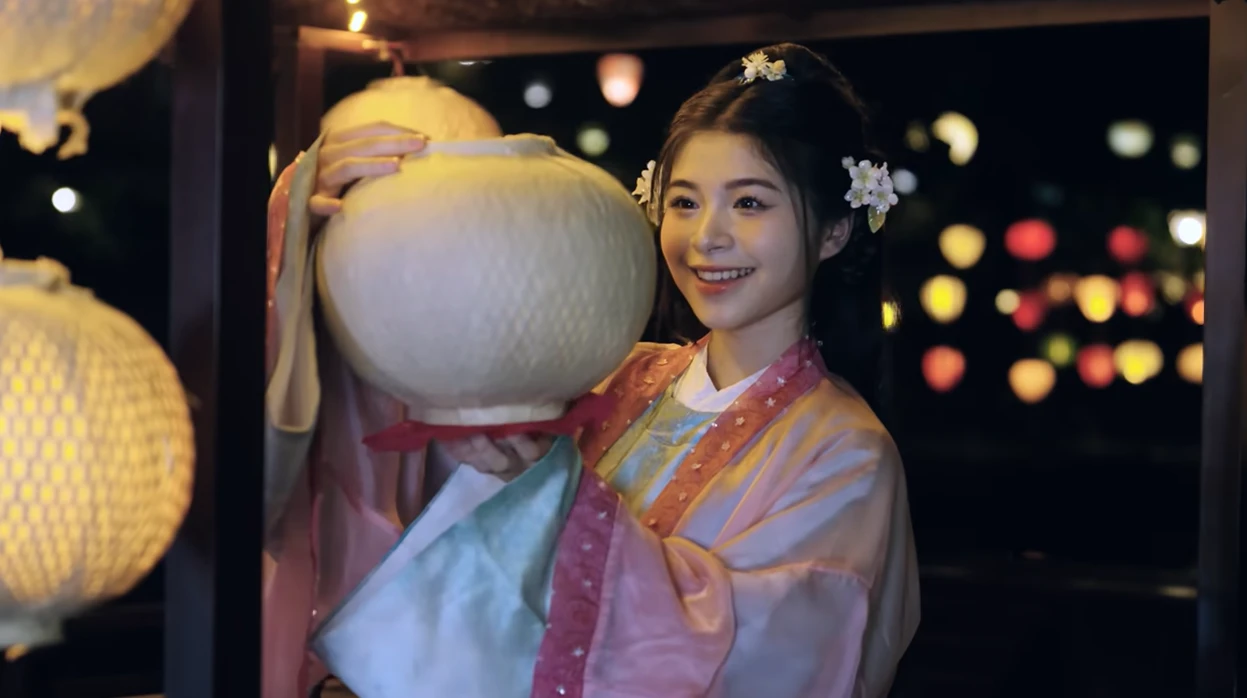 Bùi Quỳnh Như Hoa khôi Truyền hình, hóa mỹ nhân web drama xuyên không siêu hot - Hình 3