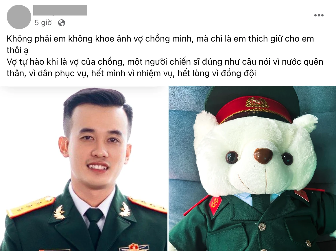 Hé lộ gia cảnh Thượng uý hy sinh khi chống bão Yagi, xót xa lời nhắn của vợ trẻ - Hình 6
