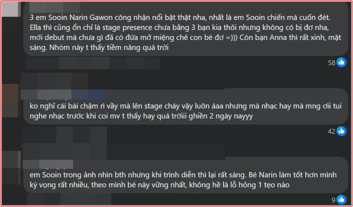 MEOVV lần đầu hát live bị nhận xét nhạt nhòa, 1 thành viên cứu cả nhóm - Hình 4