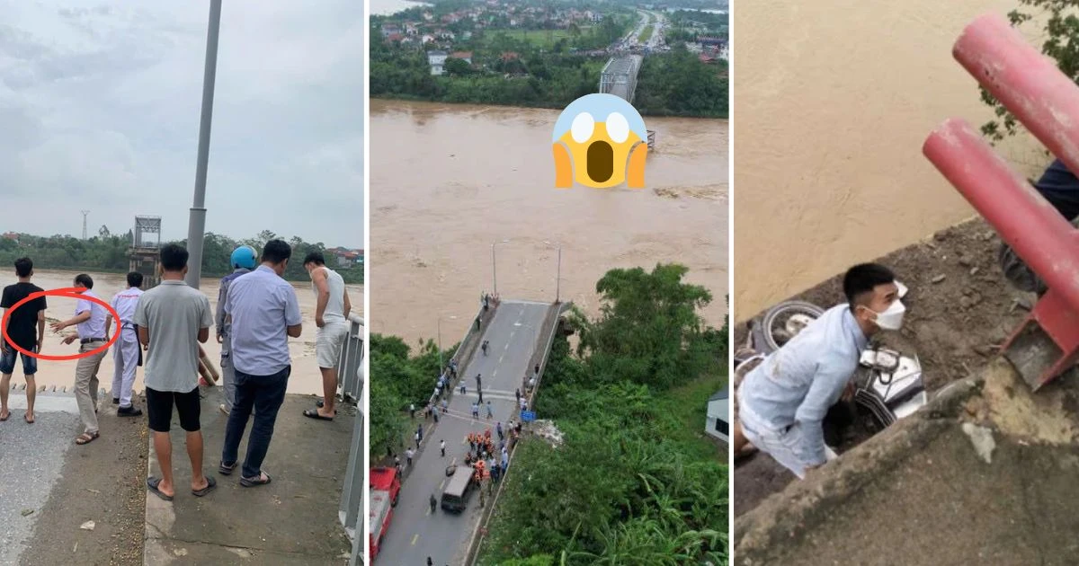 Vụ sập cầu ở Phú Thọ: tuổi đời 17 năm, 1 người thoát nạn nhờ kẹt ở mô đất - Hình 8