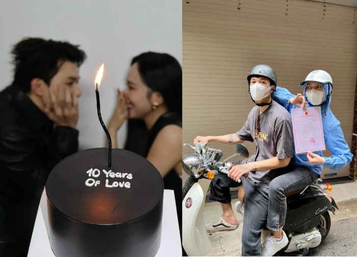 Anh Tú Atus và Diệu Nhi tung ảnh kỷ niệm ngày cưới, gây sốt vì quá ngọt - Hình 1
