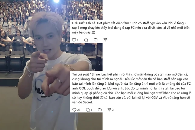 JSOL bị mắng oan ở rạp phim vẫn cúi người xin lỗi, FC bức xúc cảnh quát tháo - Hình 4