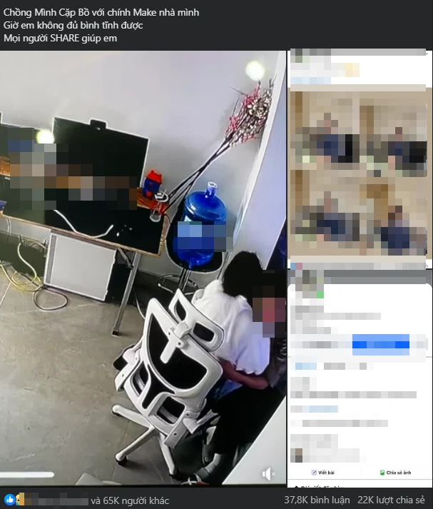 The arrest of her husband and staff secretly in the studio: The poignant sentence that caused a social media fever of the father - Photo 1