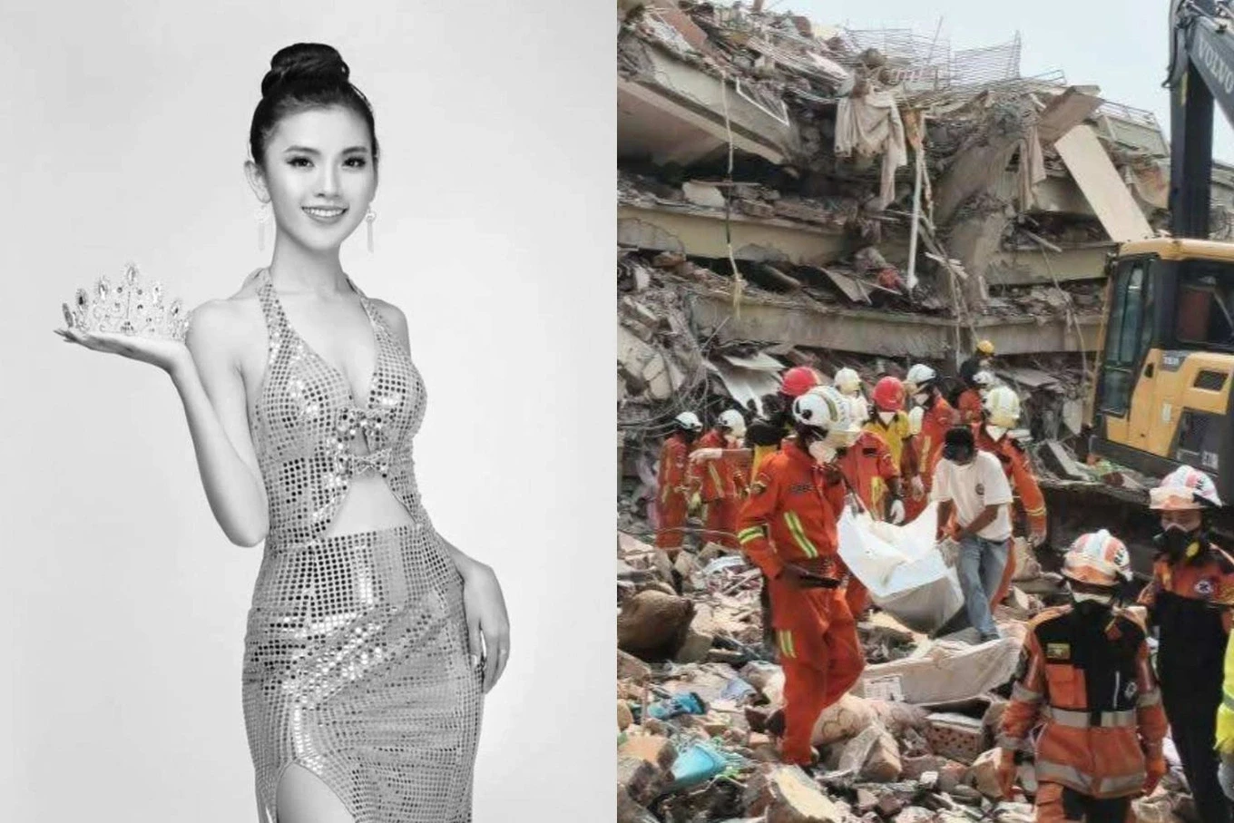 Hoa hậu Myanmar tử nạn vì động đất, hình ảnh cuối gây đau lòng - Hình 1
