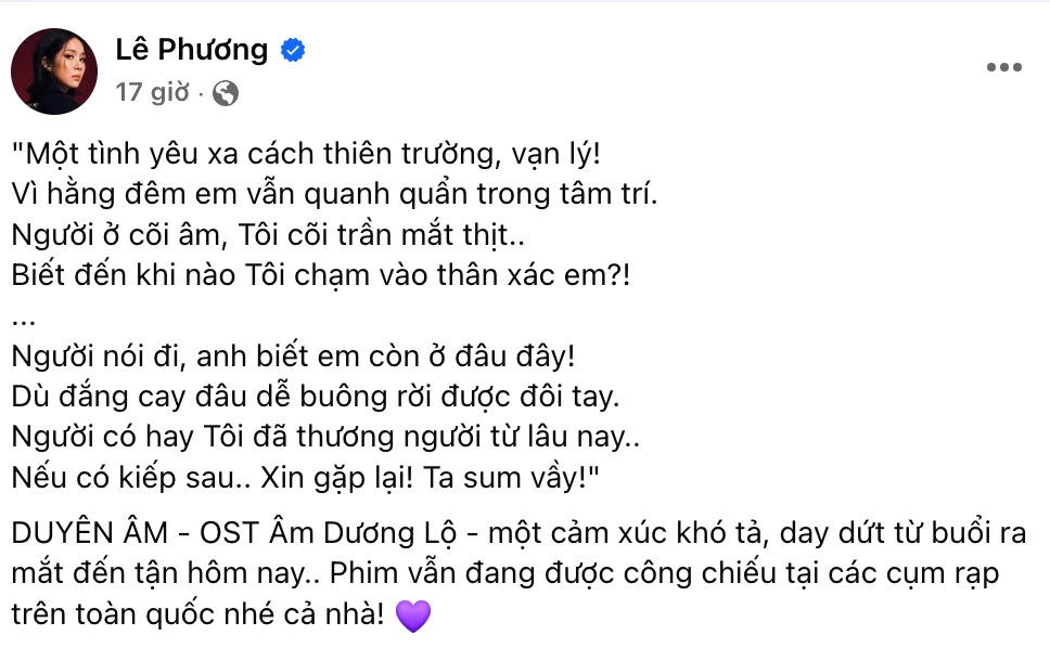 Lê Phương nói chuyện âm dương cách biệt, nhói lòng chữ thương, fan réo Quý Bình - Hình 2