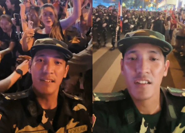 Đại uý Lào nói tiếng Việt như gió, vlog tường thuật diễu binh hút 6 triệu view - Hình 2