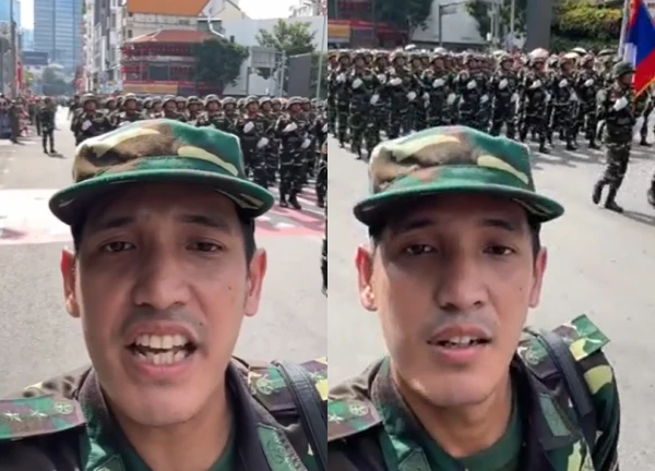Đại uý Lào nói tiếng Việt như gió, vlog tường thuật diễu binh hút 6 triệu view - Hình 6