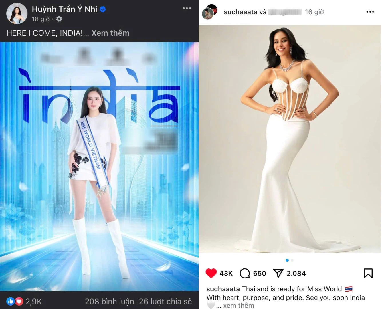 Miss World 2025: Ý Nhi lép vế toàn tập trước style đậm beauty queen Thái Lan - Hình 4