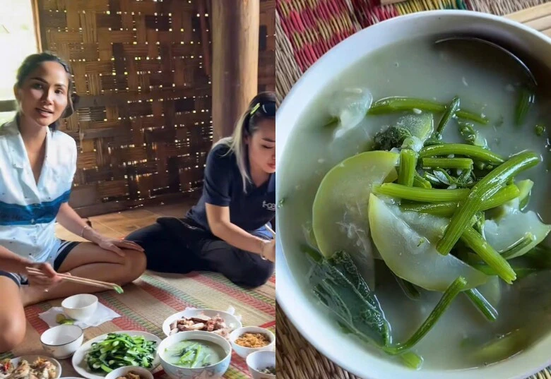 HHen Niê khoe được chồng tẩm bổ, CĐM tá hỏa khi thấy món ăn, thắc mắc 1 điều - Hình 1